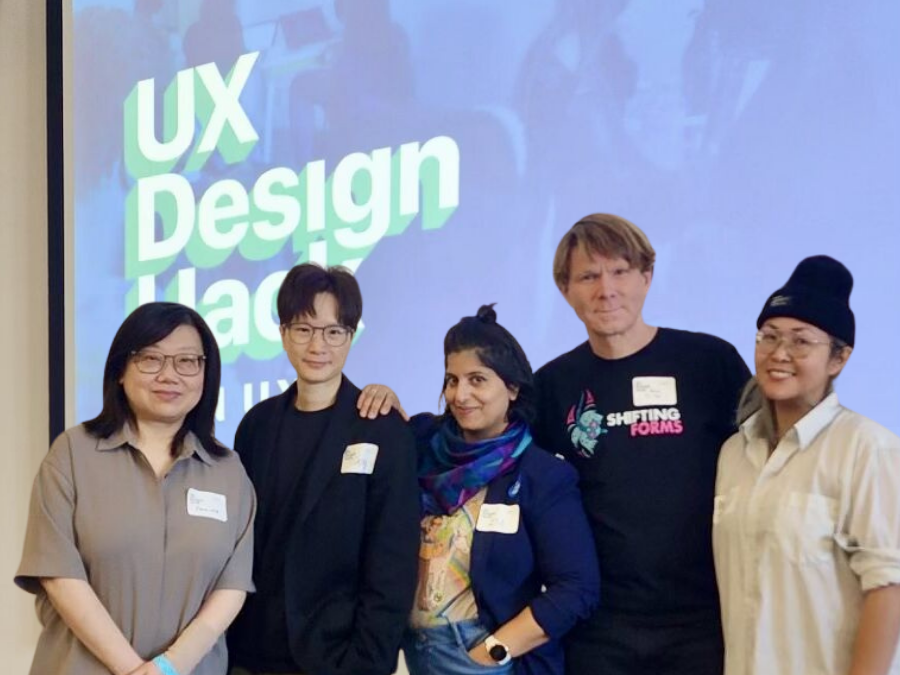 UX × AI Hackathon poster